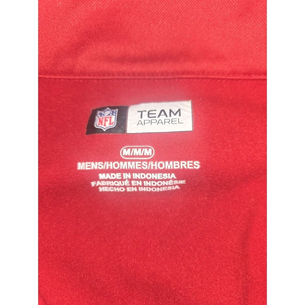Atlanta Falcons Full Zip Jacket Mens Medium Red NFL Team Apparel Track